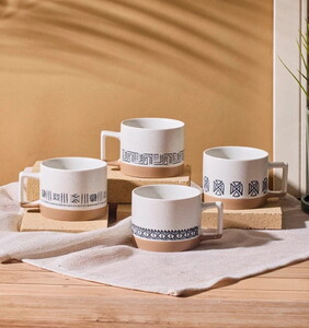 PEROTTİ ETNİK DESEN PORSELEN KUPA 200ml