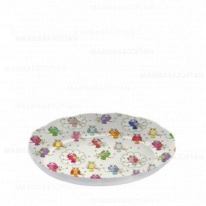 ALBAYRAK  MELAMİN DERİN DESENLİ KAYIK TABAK NO:1 150x150x37cm