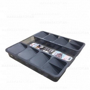 BURSEV SMART ORGANİZER ŞEFFAF 3\'LÜ KAŞIKLIK