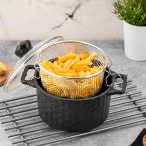  POLO CHEF CYRSTAL DÖKÜM KIZARTMA TENCERESİ 24cm