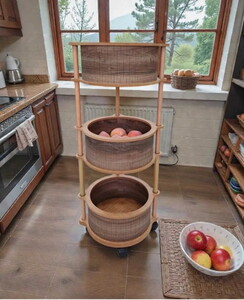 ARBOR EV AHŞAP AÇIK 3 KATLI SEBZELİK