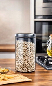 COOKER YUVARLAK BOROSİLİKAT CAM KAVANOZ 1.4 LT