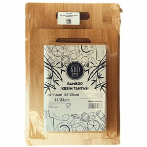  KRD HOME BAMBOO 3'LÜ KESİM TAHTASI