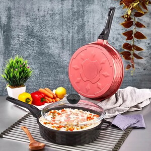  POLO CHEF GRANİT DÖKÜM KAPAKLI TAVA 28cm