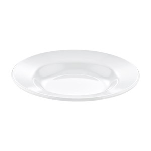 ALBAYRAK MELAMİN BEYAZ ÇUKUR TABAK 21cm 