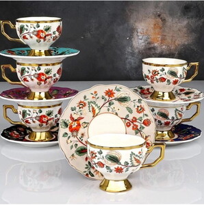 KOSOVA EVAN 6'LI AYAKLI FİNCAN TAKIMI 90cc