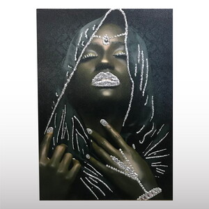  KRD HOME SİMLİ KARIŞIK BEZ TABLO 43X63cm