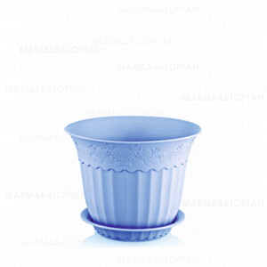  IRAK GARDEN FLOWER RENKLİ ANTİK SAKSI NO:1 1,2 LT
