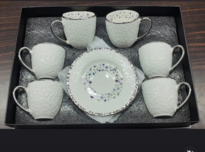 COOKER 6'LI PORSELEN FİNCAN TAKIMI