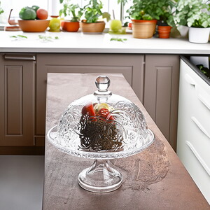 KOSOVA CAM KAPAKLI AYAKLI SUNUMLUK 22x19cm