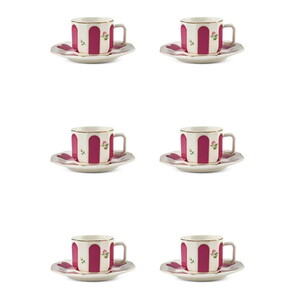  PEROTTİ ACEM 6 KİŞİLİK PORSELEN KAHVE FİNCAN TAKIMI