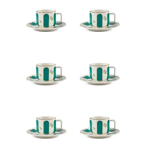 PEROTTİ ACEM 6 KİŞİLİK PORSELEN KAHVE FİNCAN TAKIMI