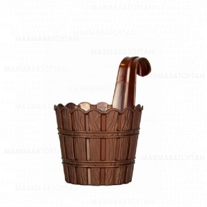 VİOLET BAMBU MODEL ASKILI BALKON TEKLİ SAKSI 0,6LT