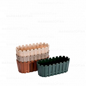  POLİWORK AKASYA  BALKON OVAL SAKSI 3 LT