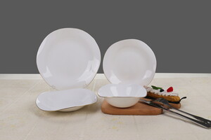  HİLLAND OPAL 24 PARÇA İPEK YEMEK SETİ