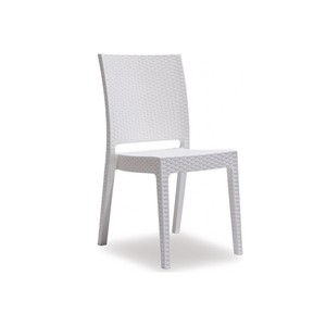 NOVUSSİ BEYAZ NİCE RATTAN SANDALYE