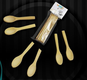 WOOD HRİZON 6'LI AHŞAP KÜÇÜK KAŞIK