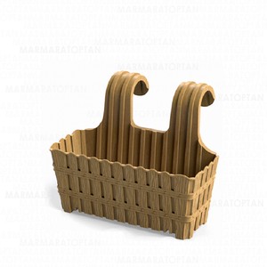 VİOLET BAMBU MODEL ASKILI BALKON SAKSI 50cm