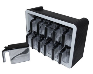 SAĞLAM ALACA TAPİX KRİSTAL 12'Lİ BAHARATLIK SETİ