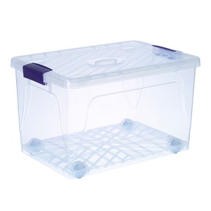 ALACA HOME JUMBO TEKERLEKLİ SAKLAMA KABI 50 LT
