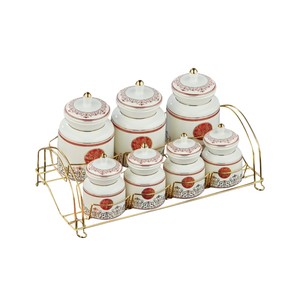 COOKER PORSELEN 7\'Lİ BAHARATLIK SETİ