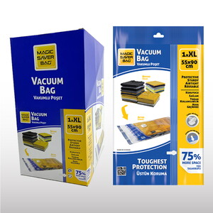 MAGİC SAVER BAG X LARGE TEKLİ VAKUM POŞETİ EBAT:55x90cm