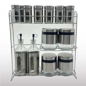  SADO METAL STANDLI 12'Lİ BAHARATLIK % YAĞLIK & SİRKELİK TAKIMI