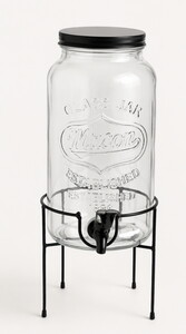 TUTKU YUVARLAK YAZILI CAM SEBİL 4 LT