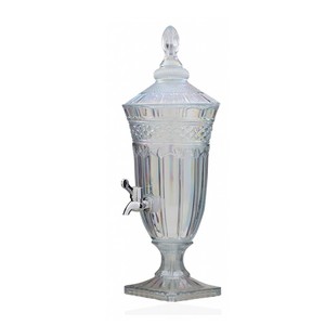 ÇİFTÇİLER BUENOS HELEN KAPAKLI AYAKLI KRİSTAL CAM SEBİL