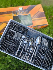 HAKS ÇELİK 30 PARÇA 6 KİŞİLİK ÇATAL KAŞIK TAKIMI