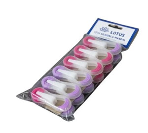 IVORY LOTUS 12'Lİ YAYSIZ KIRILMAYAN SİLİKON MANDAL #1