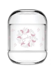 LAV LOVELY PEMPE ÇİÇEKLİ TEKLİ KAPAKLI SAKLAMA KABI 380cc