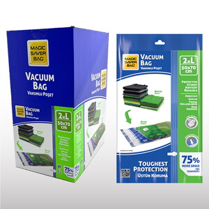  MAGİC SAVER BAG LARGE İKİLİ VAKUM POŞETİ EBAT:50x70cm