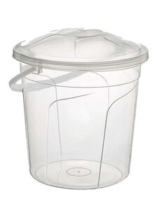 SAĞLAM ALACA ŞEFFAF RANDOM KOVA 20 LT NO:5