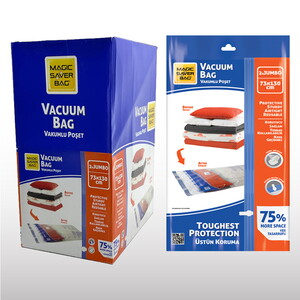  MAGİC SAVER BAG JUMBO İKİLİ VAKUM POŞETİ EBAT:73x130cm