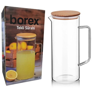  BOREX BAMBU KAPAK TEKLİ SÜRAHİ 1000cc