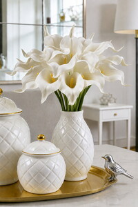 PRETTY HOME YAPAY ÇİÇEK ZAMBAK 6'LI DESTE