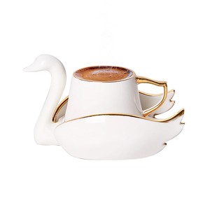 KRD HOME KUĞU KAHVE FİNCAN TAKIMI 2\'Lİ
