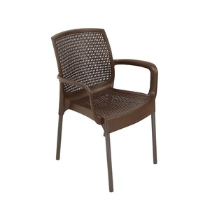 SAĞLAM MANDELLA DEFNE RATTAN KOLTUK EKO KAHVE (DEMİR AYAK)