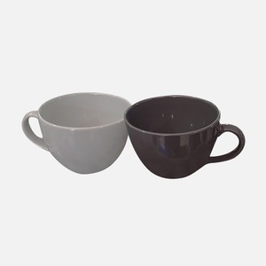  KERAMİKA RENKLİ KARMA JUMBO KULPLU ÇORBA KASE / KUPA 