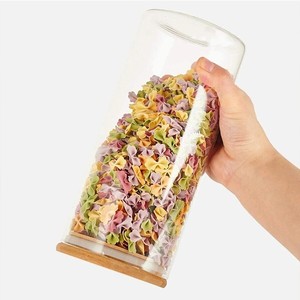  KRD HOME BAMBU KAPAKLI YUVARLAK 2'Lİ SAKLAMA KABI ORTA BOY