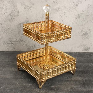  LEİLA ZARİF KARE KÜÇÜK 2 KATLI 18X18X30