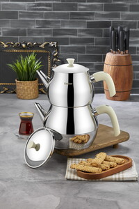  COOKER TOMBO AİLE ÇELİK ÇAYDANLIK SETİ