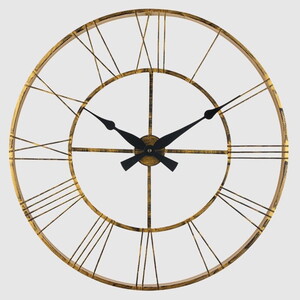  GALAXY GOLD METAL DUVAR SAATİ