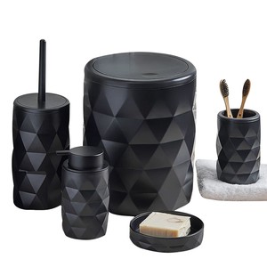 PEROTTİ DIAMOND BLACK 5\'Lİ BANYO SETİ 
